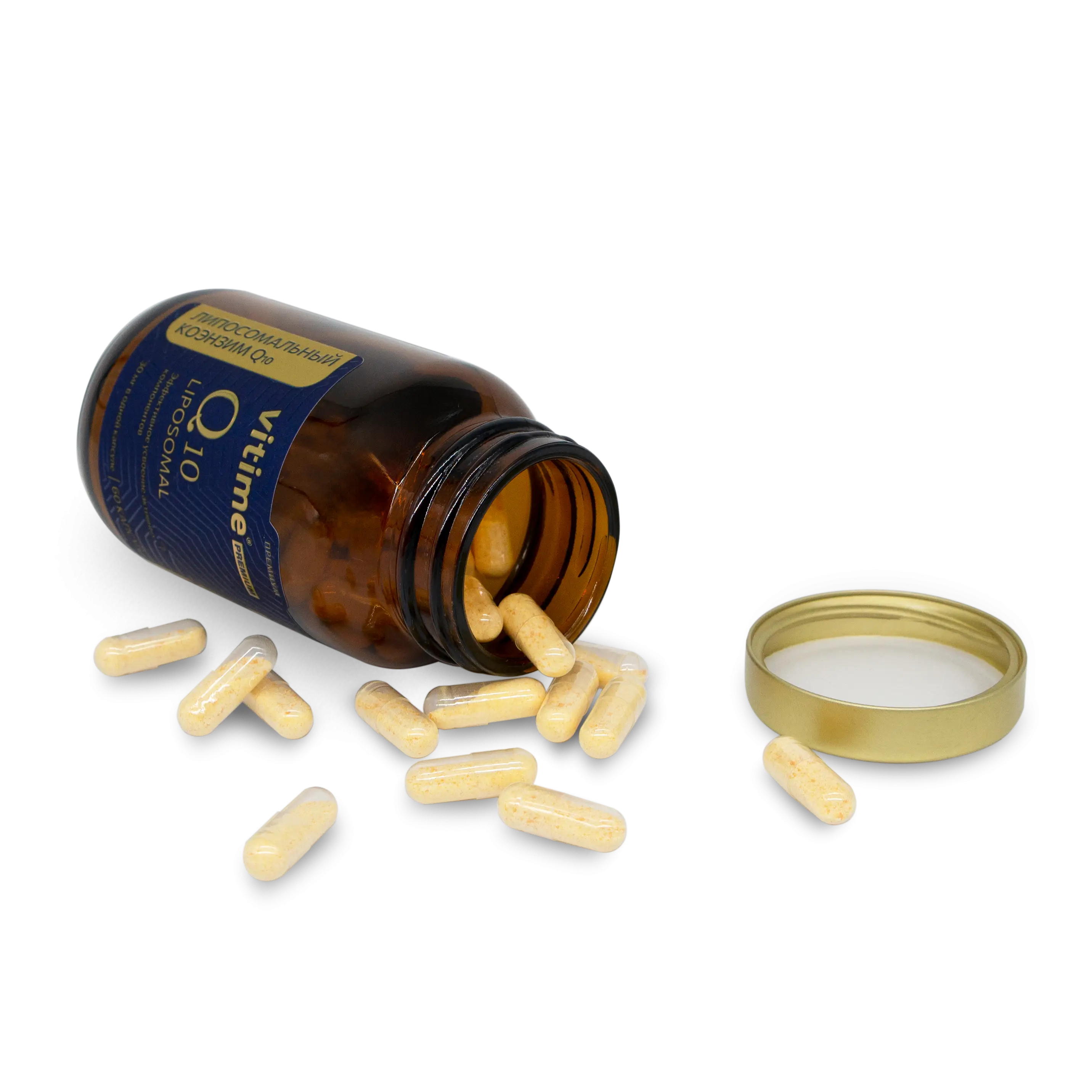 VITime® Premium Липосомальный коэнзим Q 10, дополнительное изображение VITime® Premium Липосомальный коэнзим Q 10, дополнительное изображение